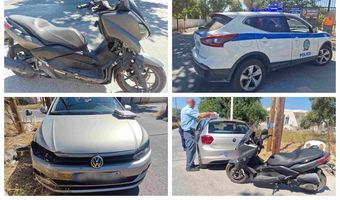 Τροχαίο ατύχημα στην Κω – Αυτοκίνητο συγκρούστηκε με δίκυκλο