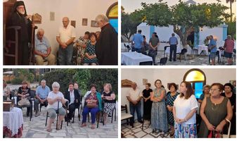 Με λαμπρότητα ο εσπερινός της εορτής της Αγίας Σοφίας στο ξεν. «Αχιλλέας» στο Μαστιχάρι
