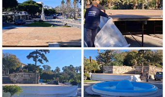 Προετοιμασίες για το σημερινό άναμμα του Χριστουγεννιάτικου δέντρου στο Λιμάνι της Κω