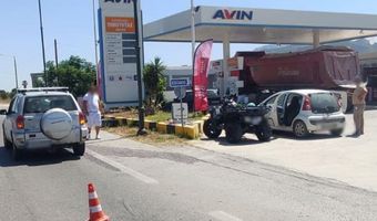 Τροχαίο ατύχημα στην Αντιμάχεια - "Γουρούνα" συγκρούστηκε με ΙΧ αυτοκίνητο