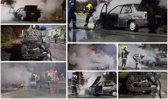 Φωτιά σε εν κινήσει όχημα στην Κω - Κάηκε ολοσχερώς 