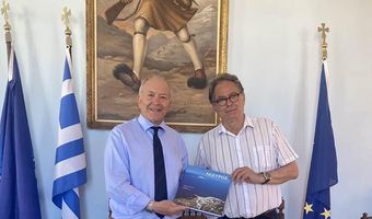 Συνάντηση του Δημάρχου Νισύρου με τον Υφ. Ναυτιλίας και Νησιωτικής Πολιτικής Στέφανο Γκίκα  