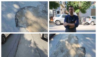 Κ. Πετρόπουλος: Συχνά τα ατυχήματα πεζών στην οδό Σκ. Ζερβου λόγω των λακκουβών 