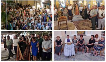 Πλήθος προσκυνητών στον εσπερινό για τον εορτασμό της Αγ. Παρασκευής στην πόλη της Κω