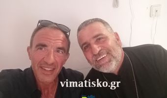 Τον Μητροπολίτη Άγκυρας κ.κ. Ιερεμία επισκέφτηκε στο νοσοκομείο Κω ο παρουσιαστής Νίκος Αλιάγας 