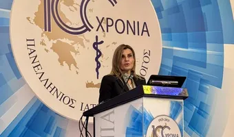 Ομιλία της Προέδρου του ΙΣΚΩ Κατερίνας Γαβαλά για τον ρόλο του Παννελλήνιου Ιατρικού Συλλόγου