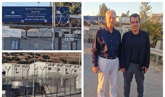 Στο ΚΥΤ Πυλίου ο Υπ. Μετανάστευσης Θ. Πλεύρης: Στόχος οι επιστροφές μεταναστών και η μείωση των ροών