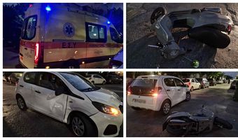 Τροχαίο ατύχημα στην πόλη της Κω: Αυτοκίνητο συγκρούστηκε με δίκυκλο – Στο νοσοκομείο ο οδηγός