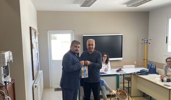 Συνάντηση εργασίας του Αντιπεριφερειάρχη  κ. Γ. με εκπροσώπους και στελέχη του Ελληνικού Μεσογειακού Πανεπιστημίου