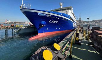 Ολοκλήρωσε το δεξαμενισμό το πλοίο “Lady” της SAOS Ferries – Ετοιμάζεται για τα Δωδεκάνησα