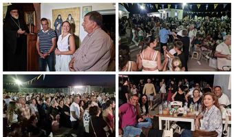 Μεγάλο γλέντι στο πανηγύρι του Αγίου Φανουρίου στο Μαστιχάρι