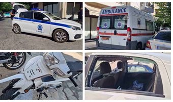 Tροχαίο ατύχημα – Σύγκρουση αυτοκινήτου με δίκυκλο