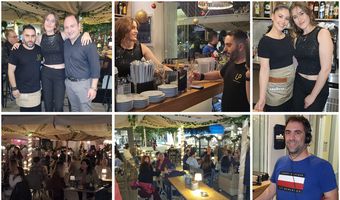 Το "Up Espresso Wine Bar" γιόρτασε τον πρώτο χρόνο λειτουργίας του με ένα ζεστό και κεφάτο πάρτι