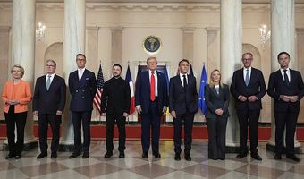 Συνάντηση Τραμπ με Ευρωπαίους ηγέτες: «Σε μια-δυο εβδομάδες θα ξέρουμε αν θα βρεθεί λύση στον πόλεμο»