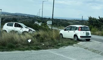 Τροχαίο ατύχημα στην Κέφαλο – Σύγκρουση 2 αυτοκινήτων