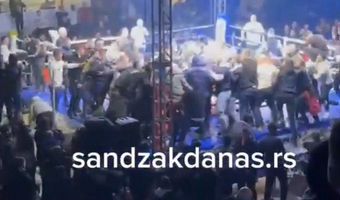  Σκηνές χάους στη Σερβία σε αγώνα kickboxing: Γρονθοκόπησαν Έλληνα αθλητή που έβγαλε νοκ άουτ Σέρβο 