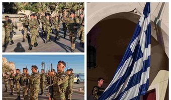 Έπαρση της Σημαίας στο Διοικητήριο Κω