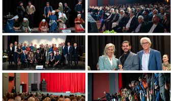 Κατάμεστο το Θέατρο Ρόδου στην εκδήλωση της Παγκωακής Αδελφότητας Ρόδου αφιερωμένη στον Αριστοτέλη Παυλίδη