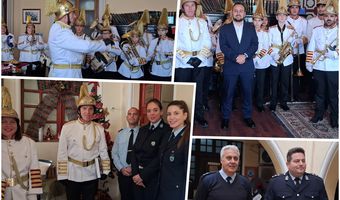 Χριστουγεννιάτικα κάλαντα στο Επαρχείο και στην Αστυνομική Δ/νση Κω