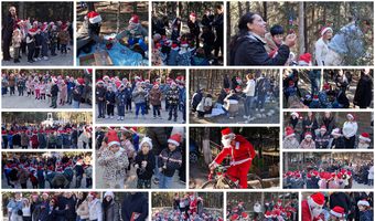 Με μουσική, τραγούδι, παιχνίδι και χορό η Χριστουγεννιάτικη γιορτή του 6ου νηπιαγωγείου Κω στο δάσος Τσουκαλαριά