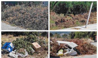 Σε βόμβες έτοιμες να εκραγούν μετατρέπονται τα ακαθάριστα οικόπεδα και τα σκουπίδια στην Κω (vid)
