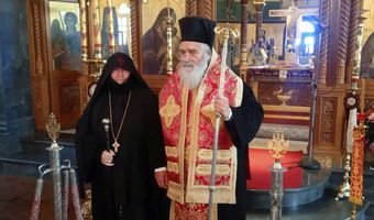 Ενθρόνιση της νέας Ηγουμένης της Ιεράς Μονής Αγίων Πάντων – Αγίου Σάββα, Μοναχής Θέκλας