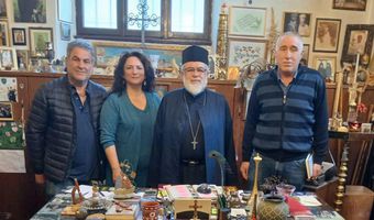 Eπίσκεψη του Δ.Σ. του ΑΠΕΛΛΗ στον Μητροπολίτη κ. κ. Ναθαναήλ