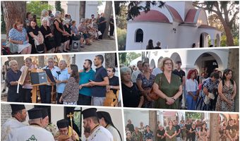Με ευλάβεια ο εσπερινός της εορτής της Οσίας Ειρήνης Χρυσοβαλάντου στην Ιερά Μονή Αγίου Νεκταρίου 