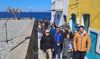 Γεμάτη παλμό η κινητοποίηση στη Νίσυρο για τα Τέμπη