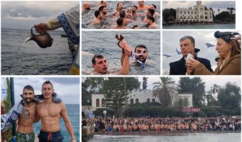 Με λαμπρότητα ο εορτασμός των Θεοφανείων στην Κω - Οι Α. Μερτζάνογλου και Α. Παπαχρήστος έπιασαν τον Σταυρό 