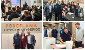 "Porcelana" Λευτέρης Σπύρου: Με μεγάλη επιτυχία η παρουσίαση νέων προϊόντων της "Thrakon"
