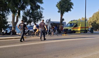 Τροχαίο στο Ψαλίδι - Στο νοσοκομείο δύο παιδιά που επέβαιναν σε ηλεκτρικό σκούτερ