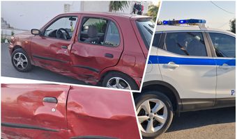 Τροχαίο ατύχημα στο Τιγκάκι - Αυτοκίνητο συγκρούστηκε με δίκυκλο 