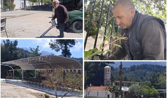 Προετοιμασίες για το μεγάλο πανηγύρι του Αγίου Γεωργίου στα Μαυροκάμπια