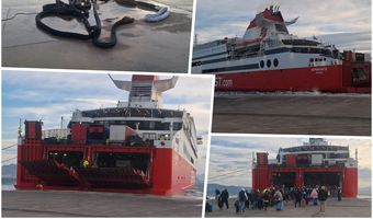 Αναμέτρηση με τα μποφόρ για το Superfast στο λιμάνι της Κω