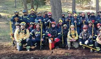 Οι εθελοντές Ρόδου και Κω στην πρώτη γραμμή και στην εκπαίδευση - Ολοκλήρωση εκπαιδευτικού εργαστηρίου λειτουργίας πεζοπόρων τμημάτων δασοπυρόσβεσης στη Ρόδο