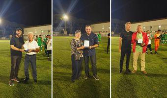 Στιγμές συγκίνησης πριν το ΠΑΟΚ Κω – Ρόδος: Τιμή σε τρεις Κώους που φόρεσαν το «ελάφι»
