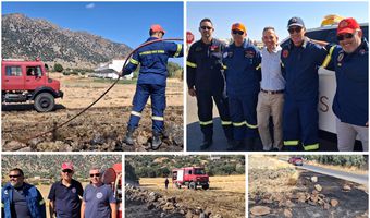 Φωτιά στην Καρδάμαινα – Άμεση επέμβαση απέτρεψε την επέκτασή της