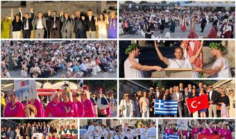 Η Πλατεία Ελευθερίας στην Κω γέμισε με μηνύματα ενότητας και φιλίας
