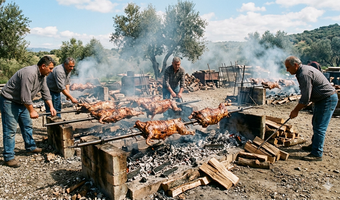Παραδοσιακό Πάσχα με αρνιά και μουσική στην Πλ. Ελευθερίας Κω (την Δευτέρα του Πάσχα)