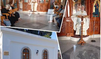Κυριακή στην Ιερά Μονή Αγίου Νεκταρίου Κω
