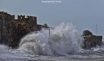 Πολιτική Προστασία Κω: Επιδείνωση του καιρού την Τρίτη 17/2 με ισχυρές καταιγίδες και θυελλώδεις ανέμους