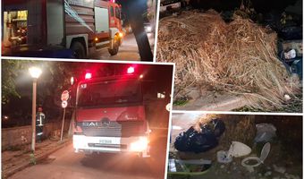 Φωτιά σε οικόπεδο στο κεντρο της Κω