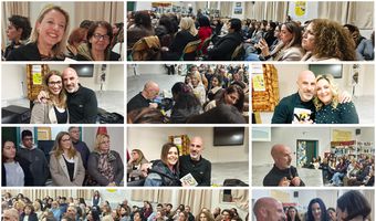 Ασφυκτικά γεμάτη η αίθουσα του ΕΠΑΛ Κω για τον Στέφανο Ξενάκη