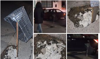 Νέα μόδα στους δρόμους της Κω: Λακκούβες με διακόσμηση