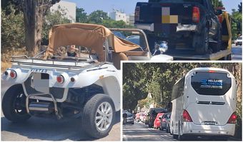 Μποτιλιάρισμα μετά από τροχαίο στο κέντρο της Κω 