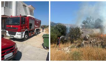 Συμβαίνει τώρα: Φωτιά κοντά σε οικία στο Πυλί