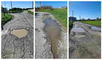 Παράπονα αναγνώστριας για τις λακκούβες στο Μαρμάρι