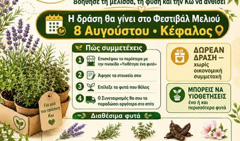 Μελισσοκομικός Συνεταιρισμός Κω Κεφάλου: Υιοθέτησε ένα Φυτό – Μαζί κάνουμε την Κω πιο πράσινη!