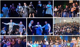 Καταχειροκροτήθηκε η μουσικοθεατρική παράσταση του Σ/γου "Αρίων" στο πολιτιστικό κεντρο Πυλίου 